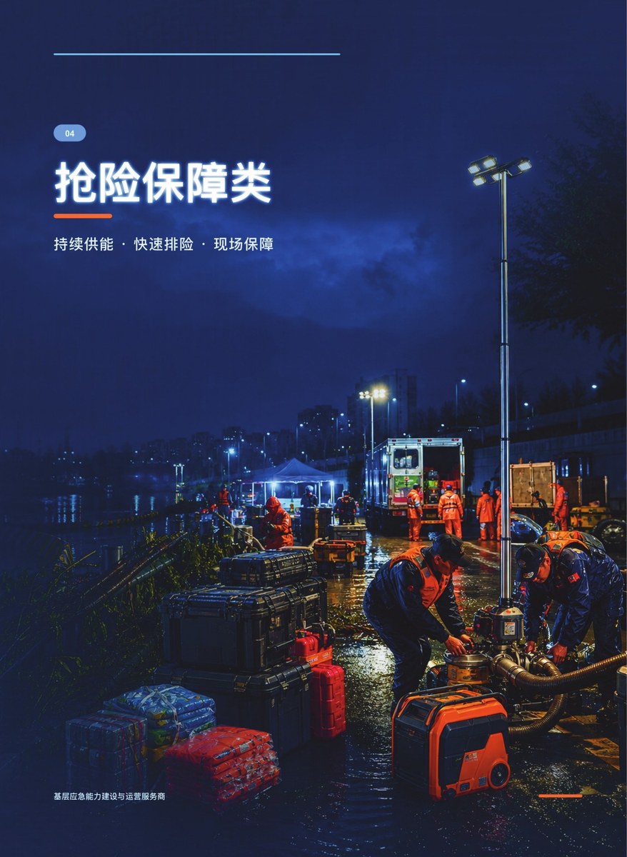 抢险保障类场景效果图
